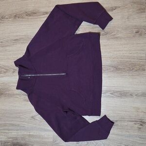 Lululemon Scuba Oversized Funnel-Neck Half Zip *Dramatic Magenta Size M/L